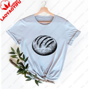 [Local Stock] VCC Bake Bread Lovers Tshirt Funny Sourdough Baking Maker Shirt Casual Fashion Loose Cotton Man T-shirt Short Sleeve Women Tees