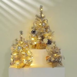 {SG} 45cmChristmas Tree with Lights Desktop Christmas TreeXmas Tree Christmas Ornament Secret Santa Gift