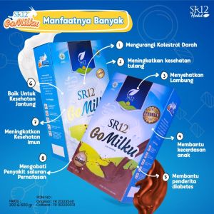 GoMilku SR12 Susu Kambing Etawa Bubuk Kualitas Premium Tanpa Gula SR12 Halal dan BPOM