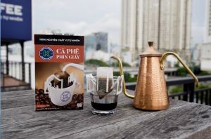 [MUA 3 TẶNG 1] Cà Phê Phin Giấy Nguyên Chất K Filter 105g (Hộp 7 Gói x 15g) - Thương Hiệu K Coffee