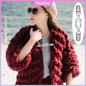 Heabety 3 pcs Áo Len clip cinch Clip cổ điển ăn mặc Clip trở lại cinch khăn choàng Cardigan cổ áo clip để thắt chặt ăn mặc quần eo thắt chặt