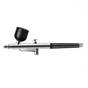 Dual Action External Adjust Airbrush Semburan 0.3/0.5mm Needle Gravity Feed Paint Spray Gun