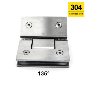 Glass Shower Hinge Stainless Steel 304 (Wall to Glass and Glass to Glass) for Bathroom Swing Doors