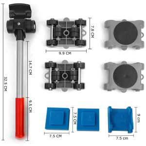 Alas Roda Kulkas Mesin Cuci Dudukan Portable Base Roller - OI8 OIHOME