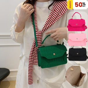 Belfoyer กระเป๋าไหล่ผ้าที่รู้สึกง่าย กระเป๋าถือตารางเพชรของผู้หญิง น้ำหนักเบาและนุ่ม crossbody กระเป๋าสี่เหลี่ยมขนาดเล็ก