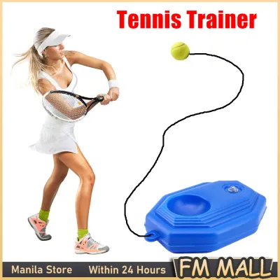 Singles Tennis Trainer Practice Ball Back Base Trainer Tools Elastic Rope Ball Practice Self-StudyGreat for Singles Training Self-Study Practice Tennis Training Tools for Kids Adults Beginners