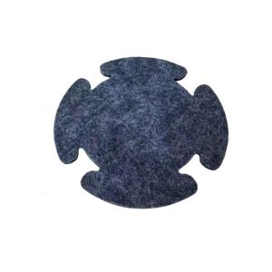 Bass Kick Drum Mute Pads Light Weight Drumming Practice Pads Felt Bass Drum Silencers Pad Dampeners Easy to Use