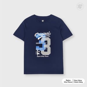 Áo bé trai BIGFOX - MISSMEOW size đại mặc mùa hè  vải cotton mềm mát in số 3 cỡ trẻ em 34567891011 tuổi 10-38kg
