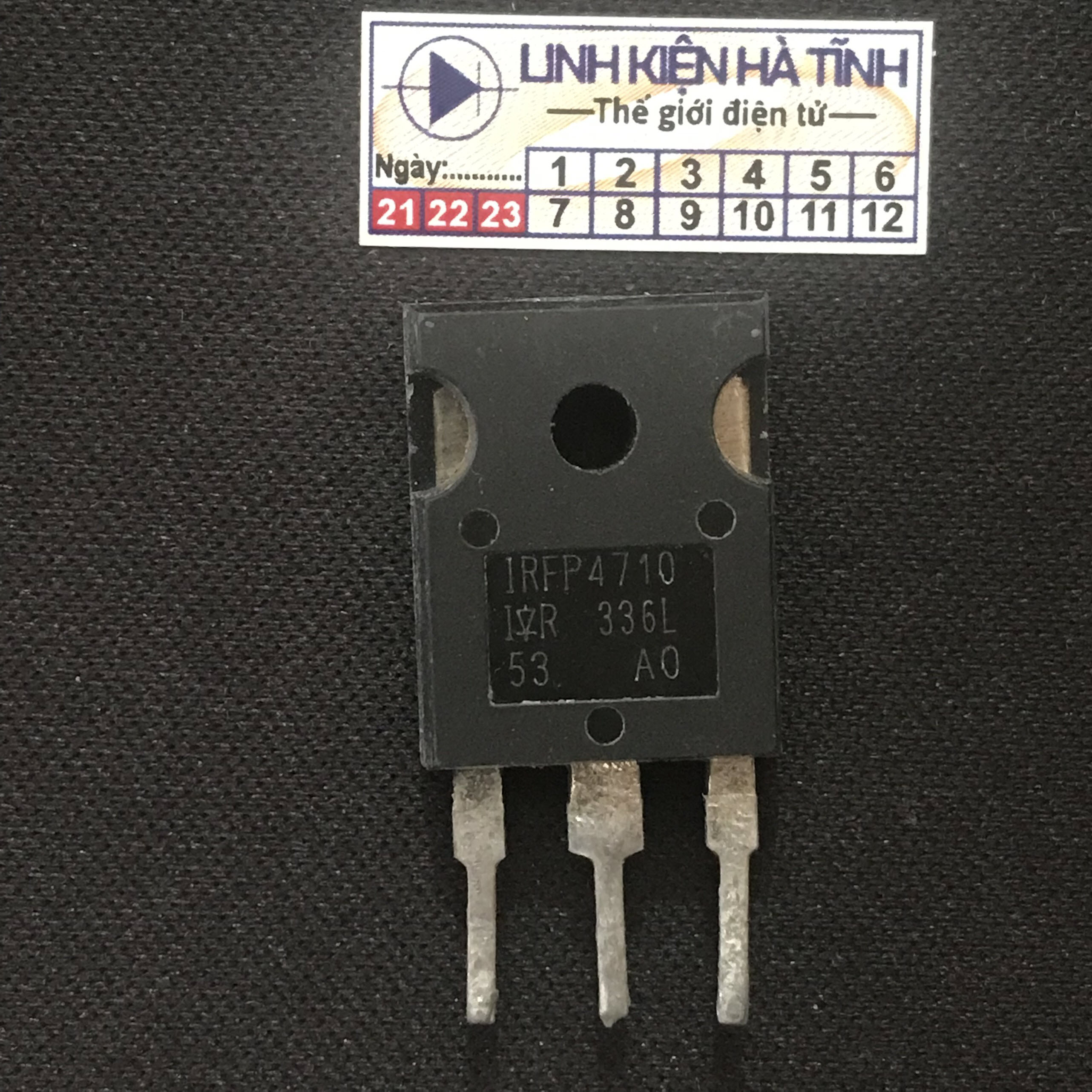 Mosfet IRFP4710 Kênh N 100V 72A TO-247 Tháo Máy-AD26