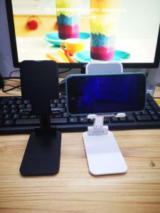 Zeallion Desk Mobile Phone Holder Mount For iPhone Samsung Huawei Oppo Vivo Xiaomi Smartphone Universal iPad Samsung Tablet Cell Phone Table Desktop Fold Holder Stand