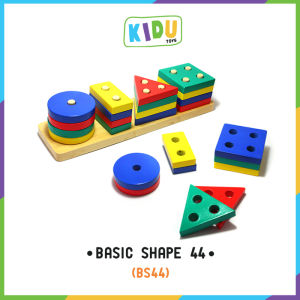 Mainan Balok Anak Basic Shape 44 Kidu Baby