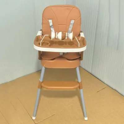 Multifunctional Baby High Chair Adjustable Height Removable Legs Soft waterproof stain-resistant and easy to clean