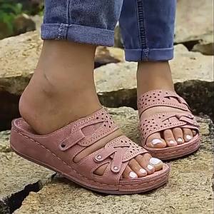 Summer Flat Slippers Outdoor Sandals Shoes For Women Girls Shoes