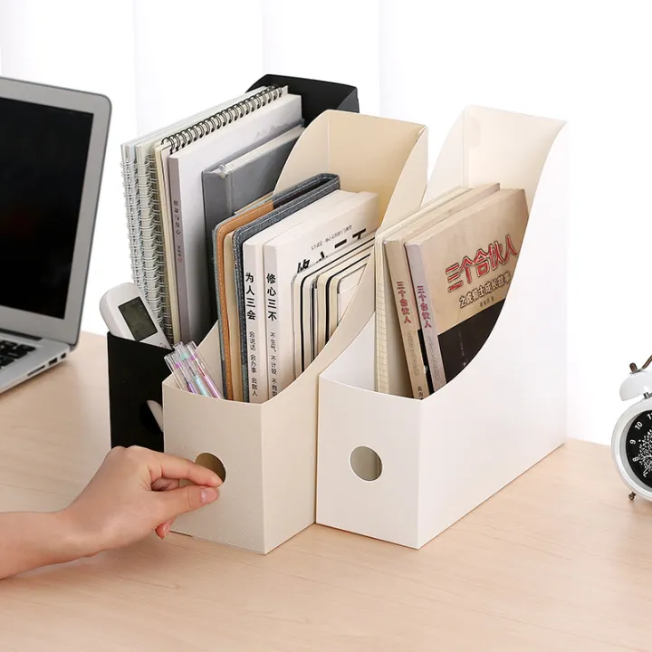 Document Rack File Stand Book Holder Office Table Storage File Box A4 ...