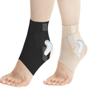 Adjustable Breathable Ankle Support Brace for Plantar Fasciitis Relief Tendons Stabilization During Athletic Activity