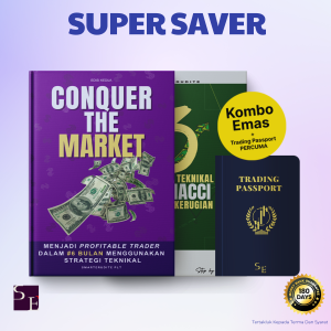 (SET LENGKAP) CONQUER THE MARKET & 3 PANDUAN TEKNIKAL FIBONACCI UNTUK STOP KERUGIAN