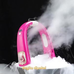 Kipas Angin Leher Tanpa Bilas - Kipas Portable USB Charge 5 Level Angin Baterai 4000mAh Tahan 6 Jam Untuk Outdoor & Kerja