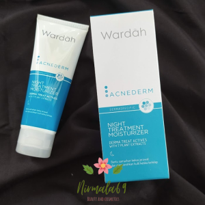 WARDAH Acnederm NIGHT Treatment Moisturizer 40ml/cream wajah/krim malam/pencerah wajah/krim penghilang flek hitam/pencerah wajah/anti noda hitam/cream pelembab/krim penghilangjerawat/perawatan jerawat/Original/Bpom/mengurangi minyak berlebih