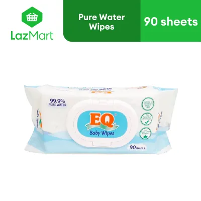 (PROMO PACK) EQ Wipes 99.9% Pure Water 90s 5+1