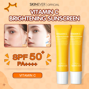 SKINEVER Vitamin C Brightening Sunscreen SPF50+++ - Waterproof Long-Lasting UVA/UVB Protection Brightening Effect【Buy 1 Take 1】