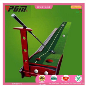 Thảm tập golf Putter PGM trong nhà ngoài trời di động chất liệu nhựa cao cấp [ GOLF SUPERMARKET ]