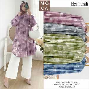 TUNIK ELZI LD 110 BY MOCA TUNIK YURA CRINKLE