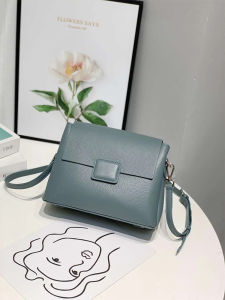 Small square genuine leather womens bag 2026 New natural distressed leather crossbody shoulder bag made of top-grade cowhide 81259
