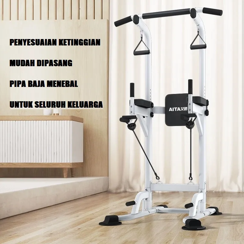 Wall Mounted Pull Pull Up Double Bar Gym Equipment Alat Fitness