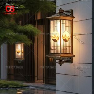 Đèn Tường Phong Cảnh Núi Non Á Đông Nghệ Thuật