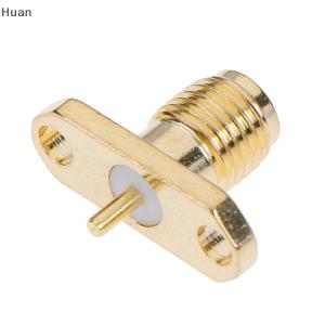 🎄【Special price】Huan SMA FEMALE 2 HOLE PANEL FLANGE JACK พร้อมขั้วต่อแบบ POST ขั้ว RF