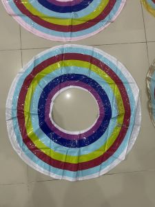 PELAMPUNG RENANG ANAK MODEL DONAT PELANGI KILAT DIAMETER 60CM BAHAN PVC TEBAL