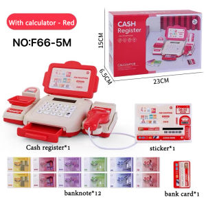 Mainan Kids Cash Register Toys Set Anak Grocery Store Pretend Play Toy Mesin Kasir Belanja Toys