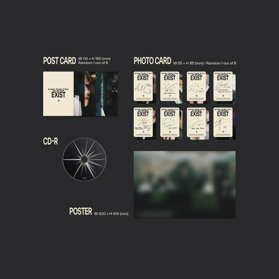 KPOPMERCH EXCLUSIVE ] EXO - 7th Album [ EXIST ] PhotoBook
