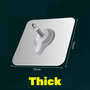 【7.2X7.2】Household Strong Nail Free Photo Frame Screw Stickers / Hook / Buckle / Pelekat Skru Bingkai Foto / Cangkuk / Gesper / 无痕螺丝贴免打孔相框挂钩
