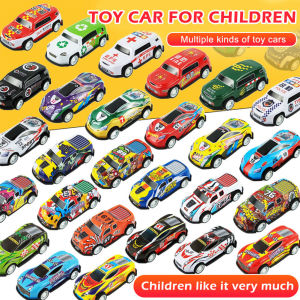 20PCS Mini Toy Car Alloy Pull Back Vehicles Model Car with Storage Box Toys for Kids Boy Car for Kid