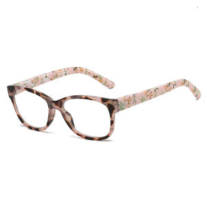 JN IMPRESSION New PC trend fashion reading glasses marble pattern men and women high-definition reading glasses with flower-wrapped elderly glasses spring feet