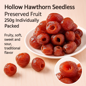 Hollow Hawthorn Fruit Independent Package Tambahan Hawthorn Delicious Fruit Preservings Hawthorn Fruit Preserves空心山楂果