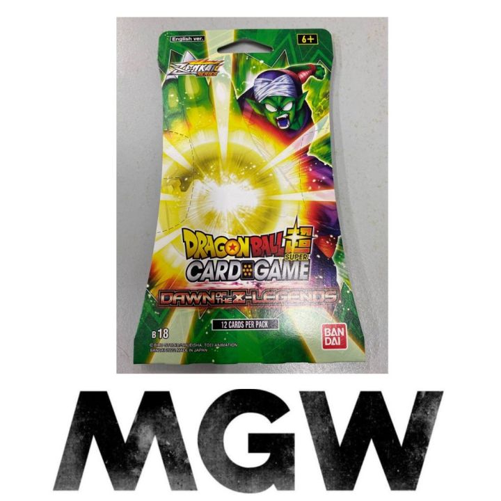 Dragon Ball Card Game Unison Warrior Dawn Of The Z-Legends B18 English  Sleeved Booster x1 RANDOM ARTWORK Factory Sealed | Lazada Singapore
