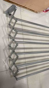High Grade Extendable Sampayan Aluminum Mini Drying Rack Wall Mounted Laundry Hanger
