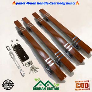 gagang tarikan pull pegangan handle pintu rumah minimalis pilihan panjang 33cm 45cm dan 60cm bahan stainless model cc natural untuk pintu depan dan kamar tersedia set body kunci