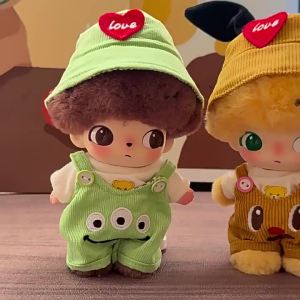 Only Doll Clothes ] Bubble Mart Plush Keychain DIMOO Vinyl Clothes Pluto Baby Clothes Donald Duck Baby Clothes Cute