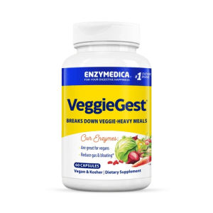 ENZYMEDICA VeggieGest™  💝เอนไซม์ช่วยย่อยคาร์โบไฮเดรตในผักเพื่อลดแก๊สในกระเพาะอาหาร