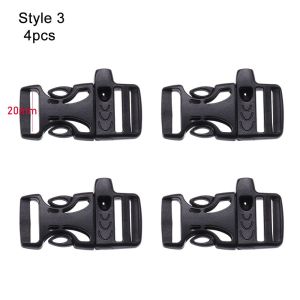 00DANZI00 2/4/8pcs คุณภาพสูง อะไหล่กระเป๋า กลางแจ้ง หัวเข็มขัดด้านข้าง Survival Whistle Buckles สายคล้องข้อมือ อุปกรณ์เสริม Paracord