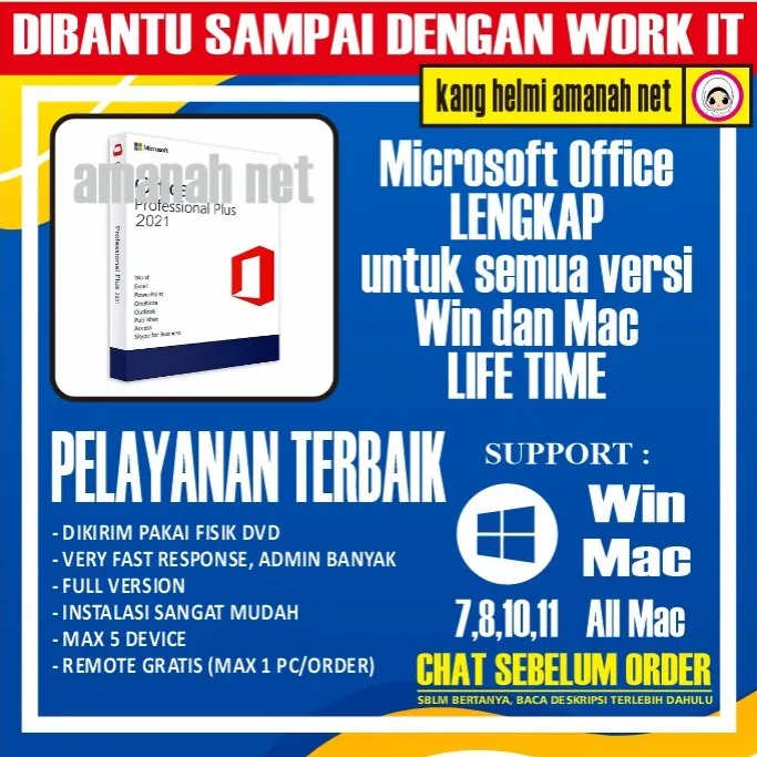 ms. office all versi win mac lifetime & full version Lazada Indonesia