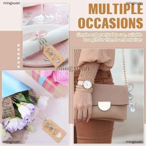 [COD] mingxuan 24 Pieces Angel Keychains Favor Baptism Party Favors Baptism Boxes White Organza Bags With Tags