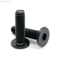 M2 M2.5 M3 M4 M5 M6 M8 Black 304 Stainless Steel Allen Hexagon Ultrathin Head Bolt Hex Socket Ultra Thin Flat Wafer Head Screw. 