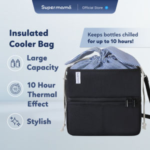 Supermama Lab Insulated Cooler Bag | Milk Bottle Cooler Bag | Spacious | Leak Proof