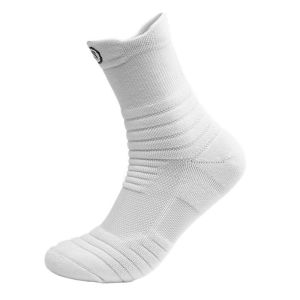 1Pair Sports Socks Men Running Basketball Breathable Anti Slip Cycling Walking Athletic