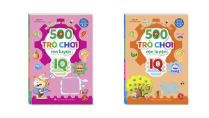 Sách - Combo 2c - 500 trò chơi rèn luyện IQ (4-10 tuổi) - Khả năng phân tích & khả năng tập trung