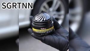 New 2026 Car Tire Ceramic - Powerful Wheel Cleaning Refurbish Wax Tyre Nourish Cream Tire Wax for Ultimate Wheel Protection Restores Black Gloss Blocks UV (1Pcs)